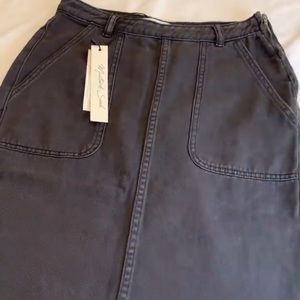 Black Mustard Seed brand jean skirt